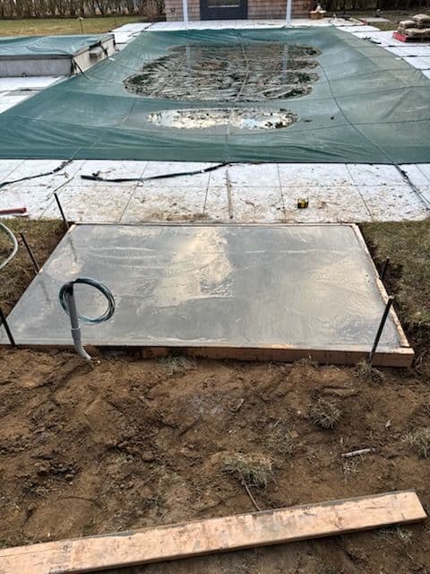 Pool Area Renovation and Utility Installation