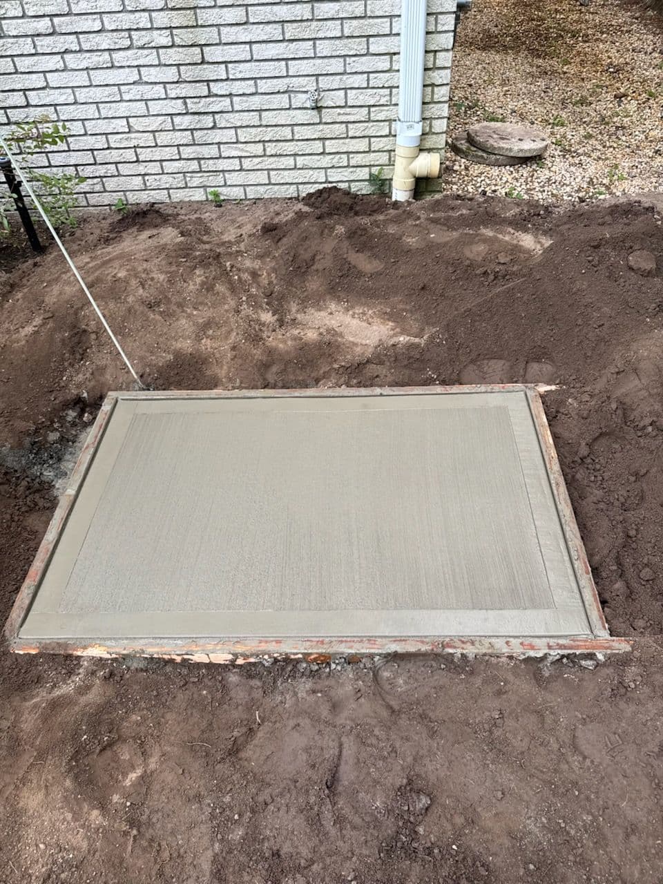 Smooth Concrete Pad Installation in Paramus image