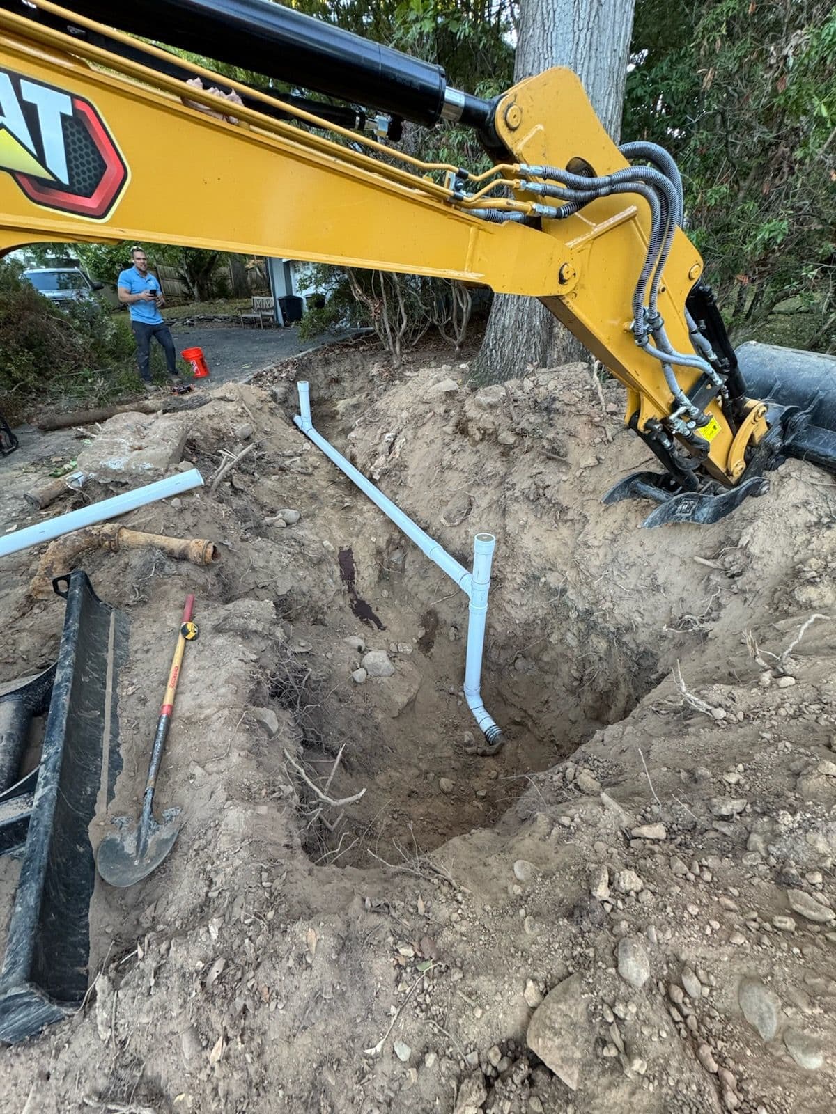 Excavation and Sewer Line Repair in Washington Township image