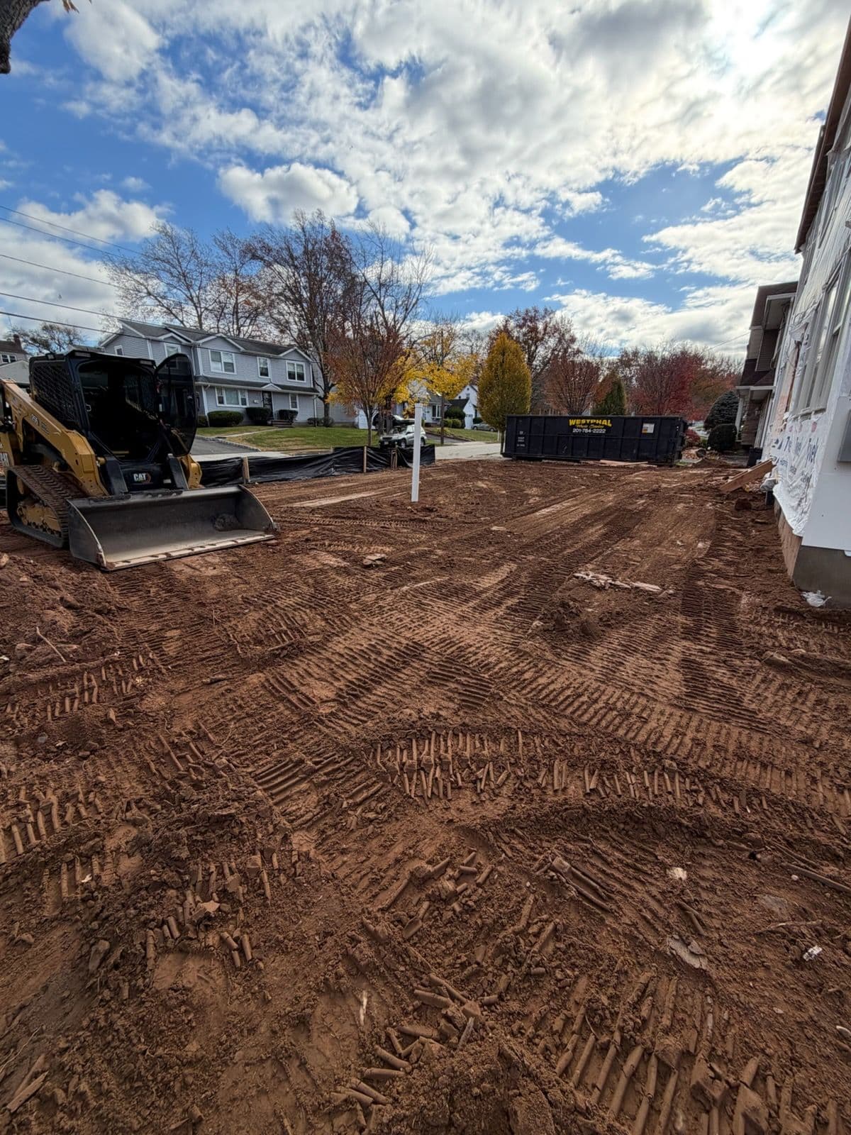 Yard Rough Grading Completed in New Milford