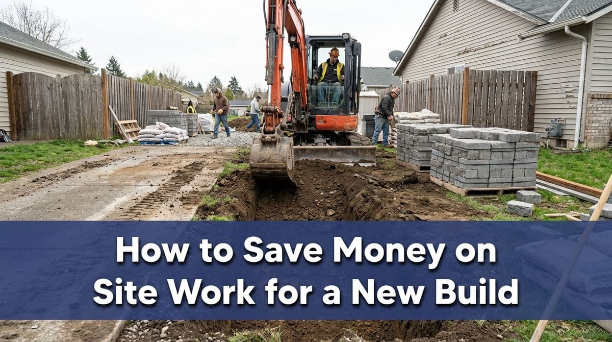 Blog post How to Save Money on Site Work for a New Build image