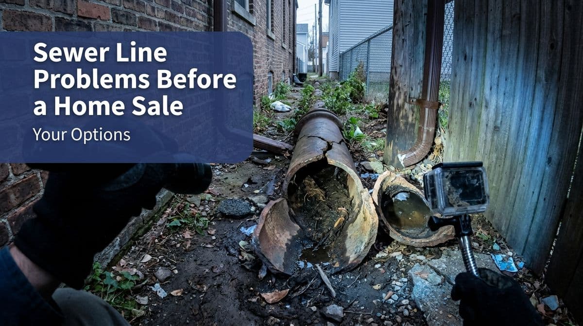Sewer Line Problems Before a Home Sale: Your Options image